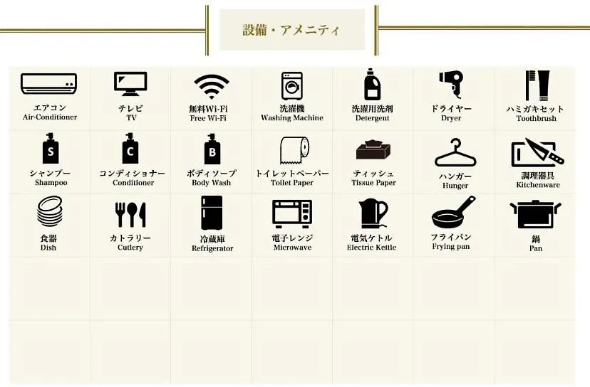 駅まで3分7人で広々使えるスタイリッシュ空間です Apartment Osaka 0*,  Japan